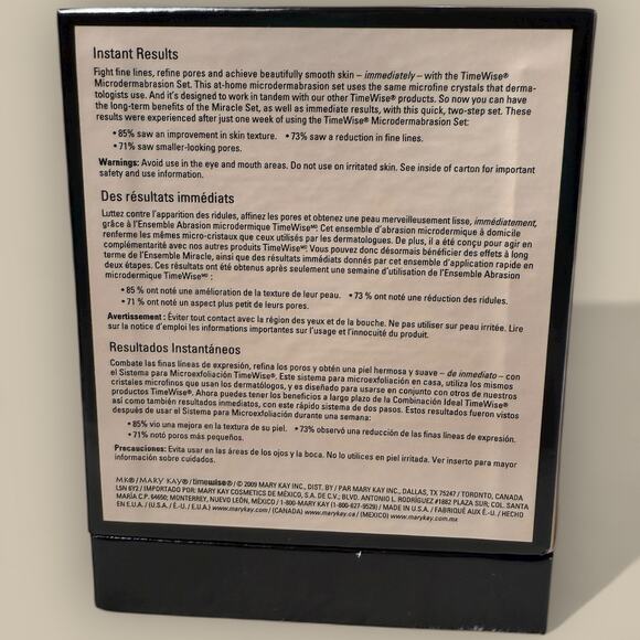 MARY KAY TimeWise Microdermabrasion Refine Replenish 030037 Discontinued 2009 - Picture 3 of 4